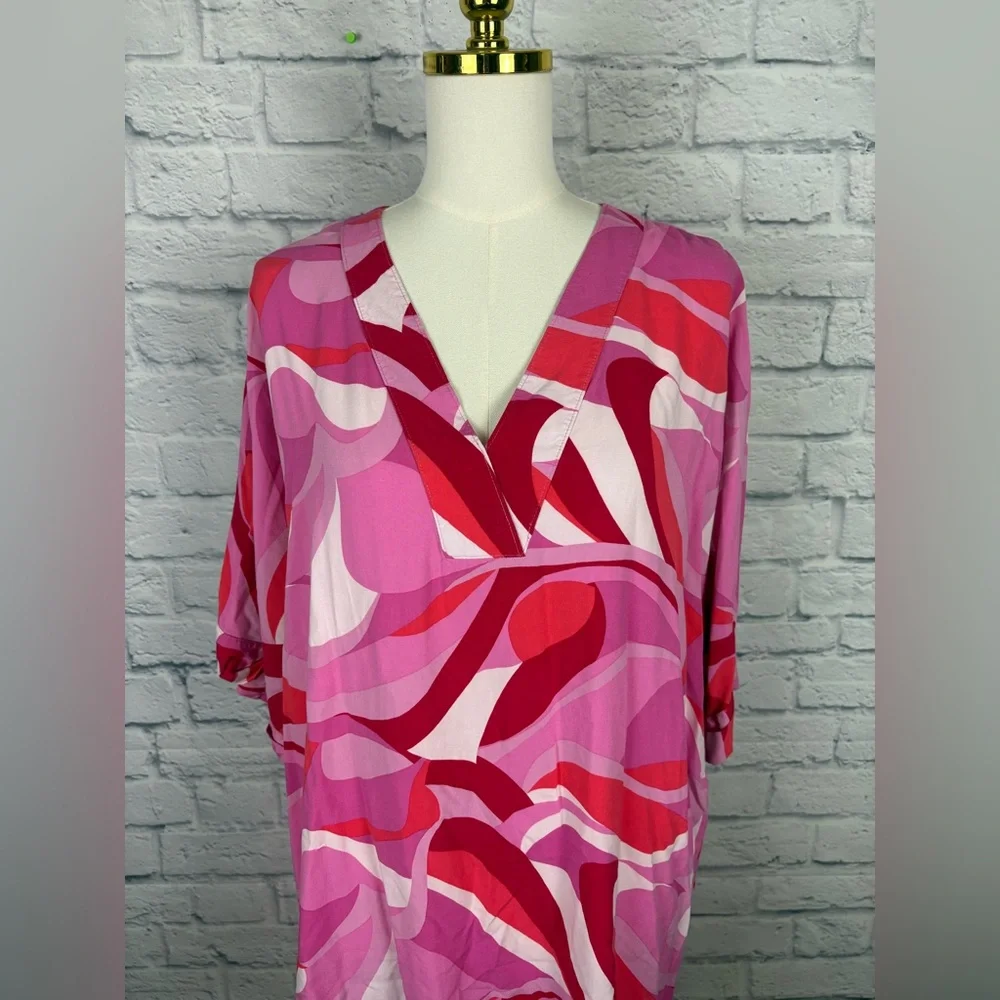 Natori Murano challis sleepshirt size Large - Picture 3 of 7